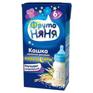 Sữa đêm Fruto Nga 200ml - Vị gạo (cho bé từ 6 tháng tuổi)