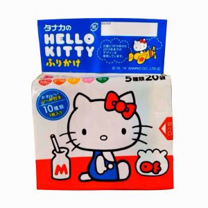 Gia vị rắc cơm Hello Kitty Sanrio 5 vị Nhật Bản 48g - 20 gói (cho bé từ 9 tháng tuổi)